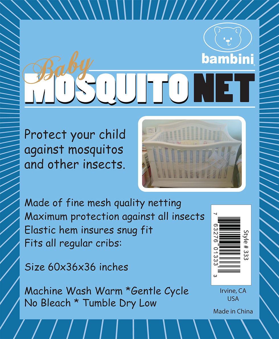 Bambini Crib Mosquito Net