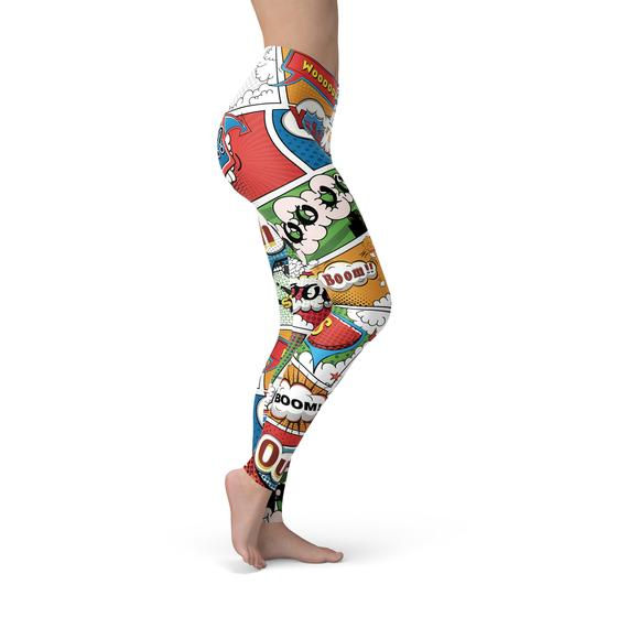 Thumbnail: Womens Comic Book Leggings