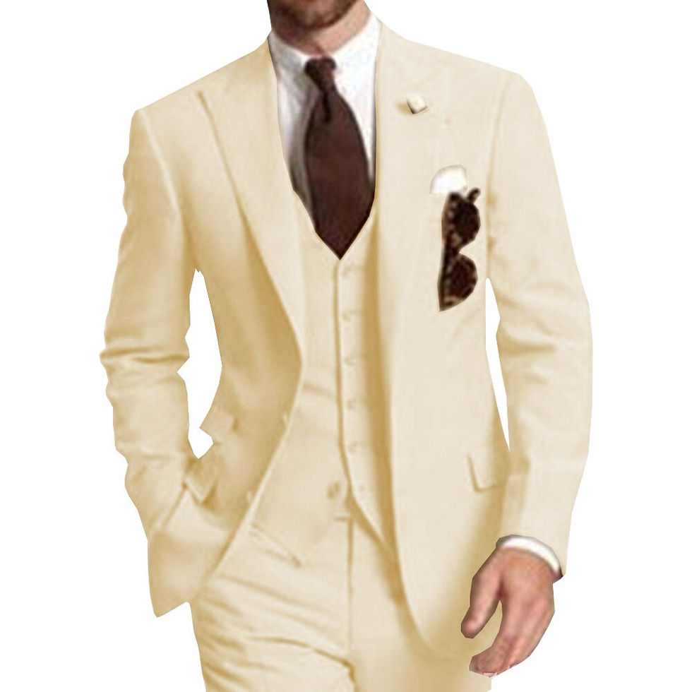 Thumbnail: Beige Three Piece Business
