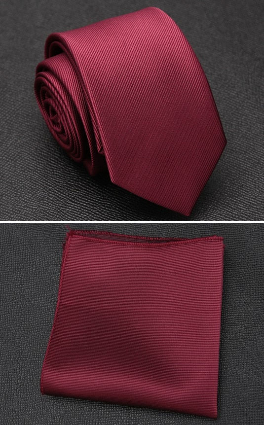 Thumbnail: Men Tie Cravat Set Fashion