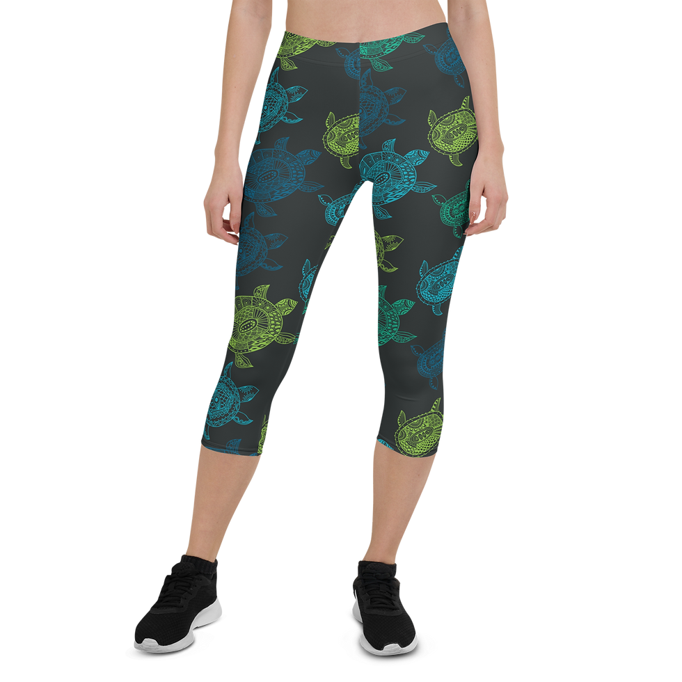 Miniatura: Women's All Day Comfort Turtle Capri Leggings