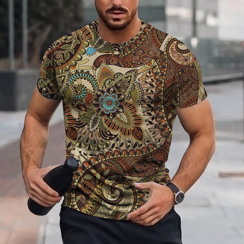Miniatura: Mens T Shirts Oversized Loose