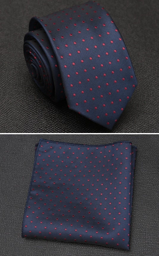 Thumbnail: Men Tie Cravat Set Fashion