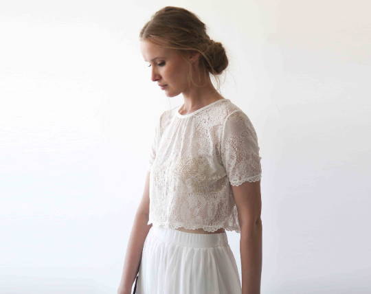 Thumbnail: Romantic Style Lace  Top  #2055