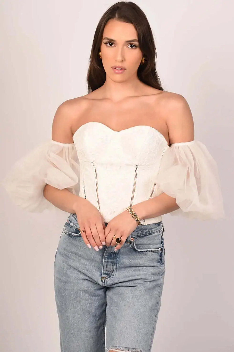 Thumbnail: Chloe Off Shoulder Bustier