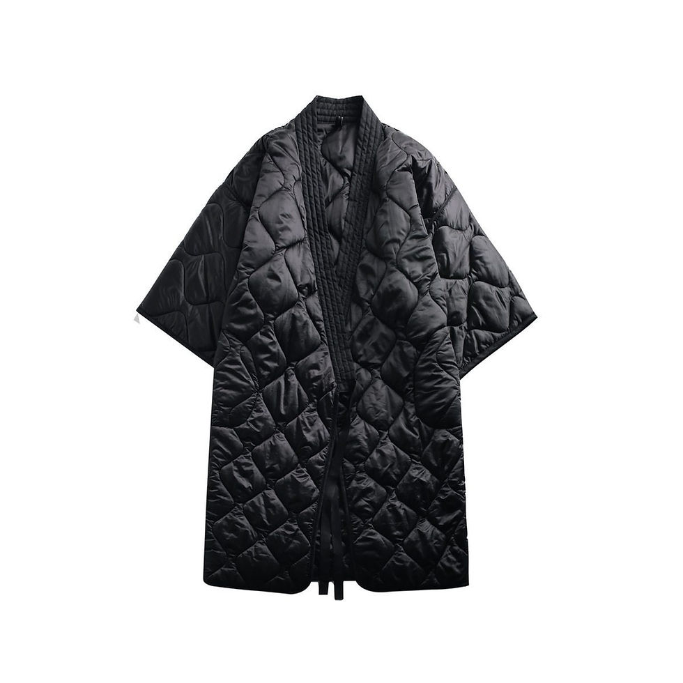 Thumbnail: Satoko V-Collar Quilted Coat