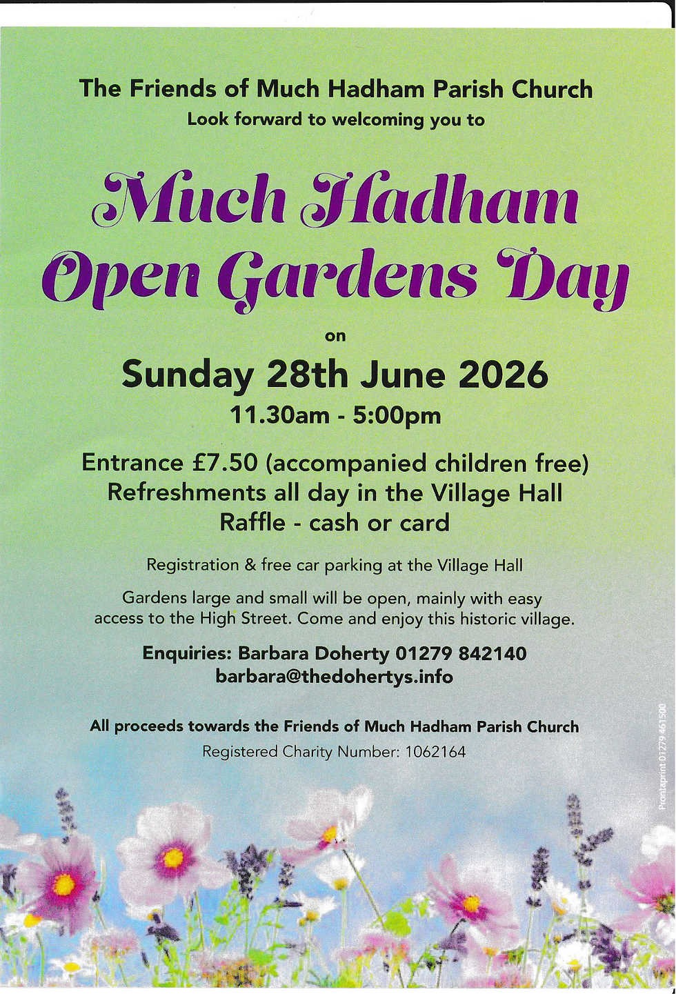 Much Hadham Open Gardens Day