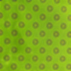 Lime GreenShweshwe fabric – close-up 3 swirls detail, Da Gama Three Cats