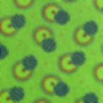 Lime GreenShweshwe fabric – close-up eclipse detail, Da Gama Three Cats