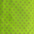Lime Green Shweshwe fabric – full view 3 swirls design, Da Gama Three Cats