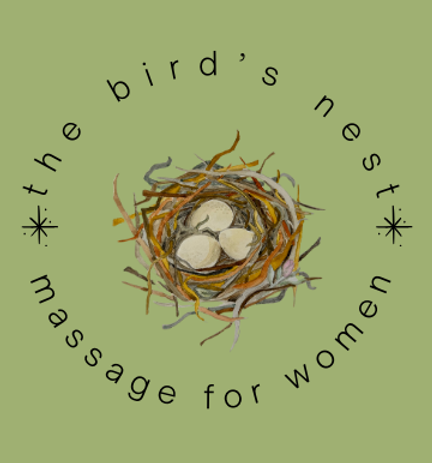 the birds nest/massage for women logo