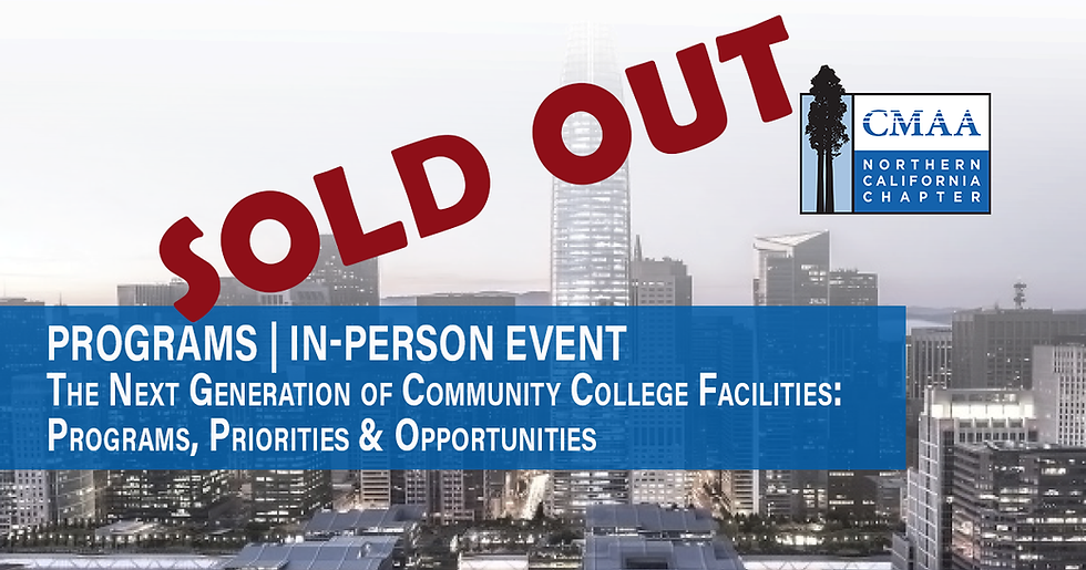 SOLD OUT~ The Next Generation of Community College Facilities: Programs, Priorities & Opportunities
