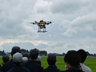 新潟県立加茂農林高校にてドローン体験授業を開催