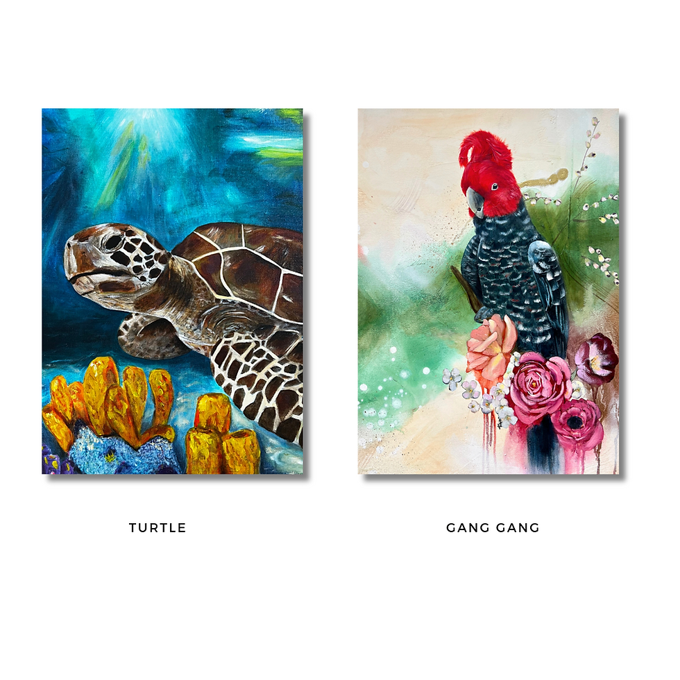 Thumbnail: Colourful Original Paintings - Australian Artist Emily Birdsey
