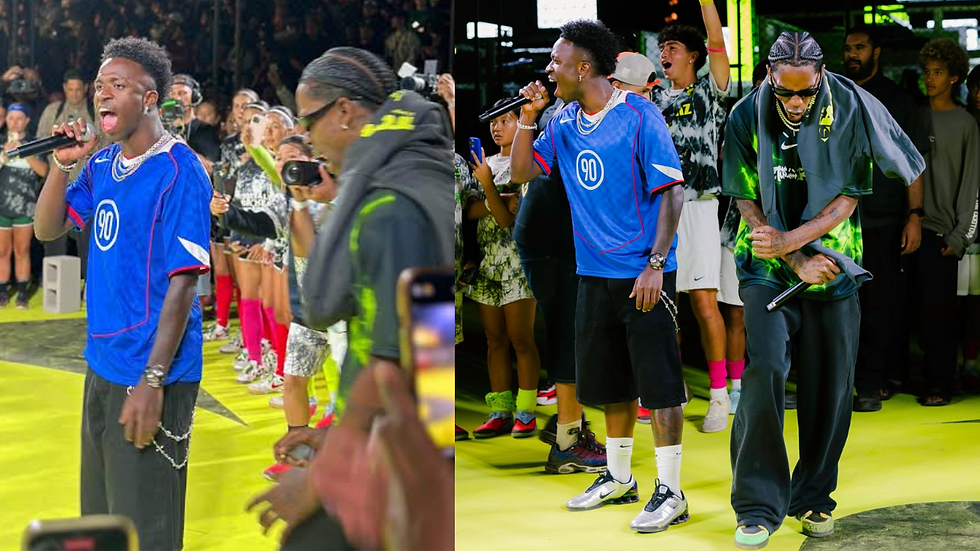 Vini Jr e Travis Scott