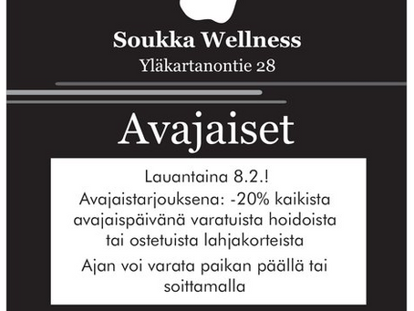 Avajaiset!