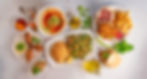 Arranged Food and Objects