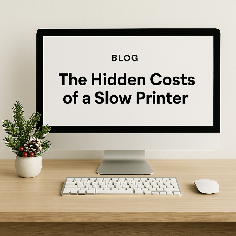 The Hidden Costs of a Slow Printer