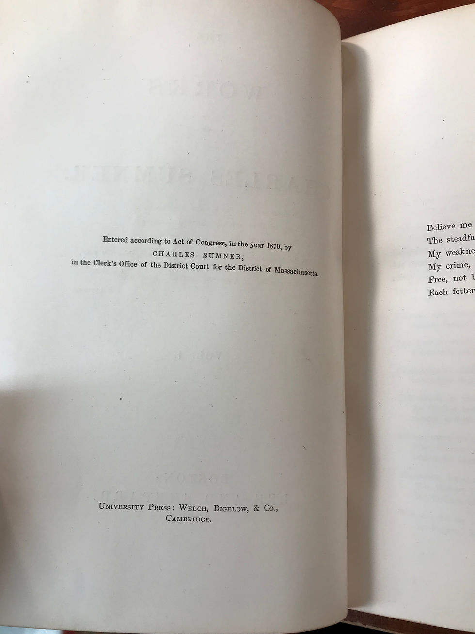 Thumbnail: The Works of Charles Sumner (15 Vol. Complete Set)