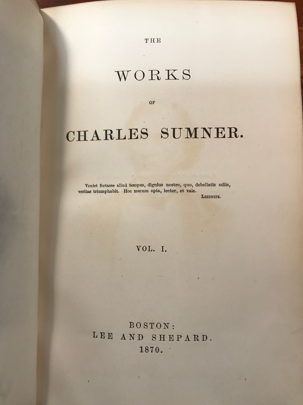Thumbnail: The Works of Charles Sumner (15 Vol. Complete Set)