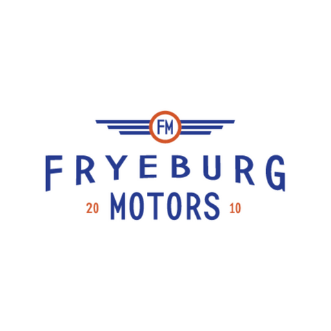 Fryeburg Motors Anniversary Logo