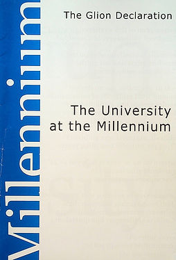 Cover page 1st Glion Declaration