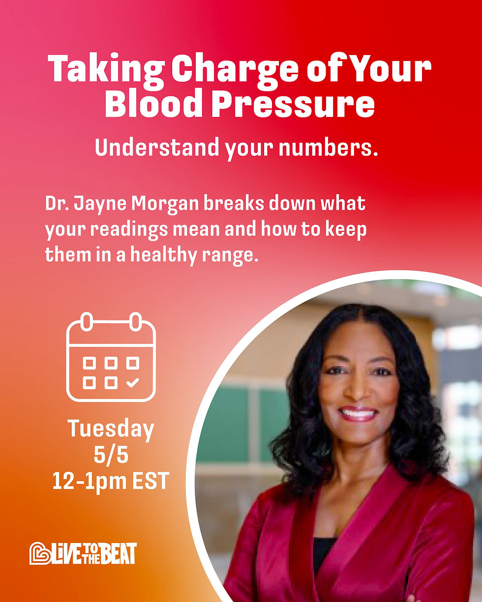 Taking Charge of Your Blood Pressure Session