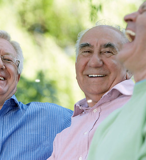 Laughing Senior Friends