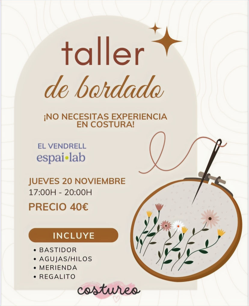 Repetim Puntades: Taller de Brodat