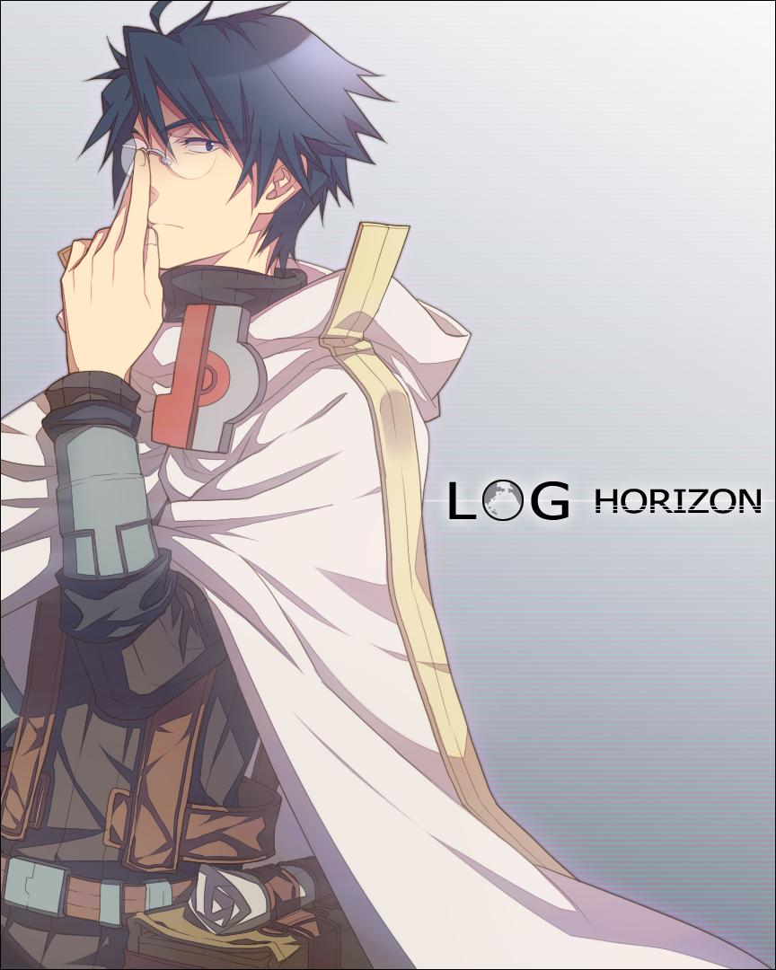 Characters from Log Horizon planning strategy inside a game-like fantasy world