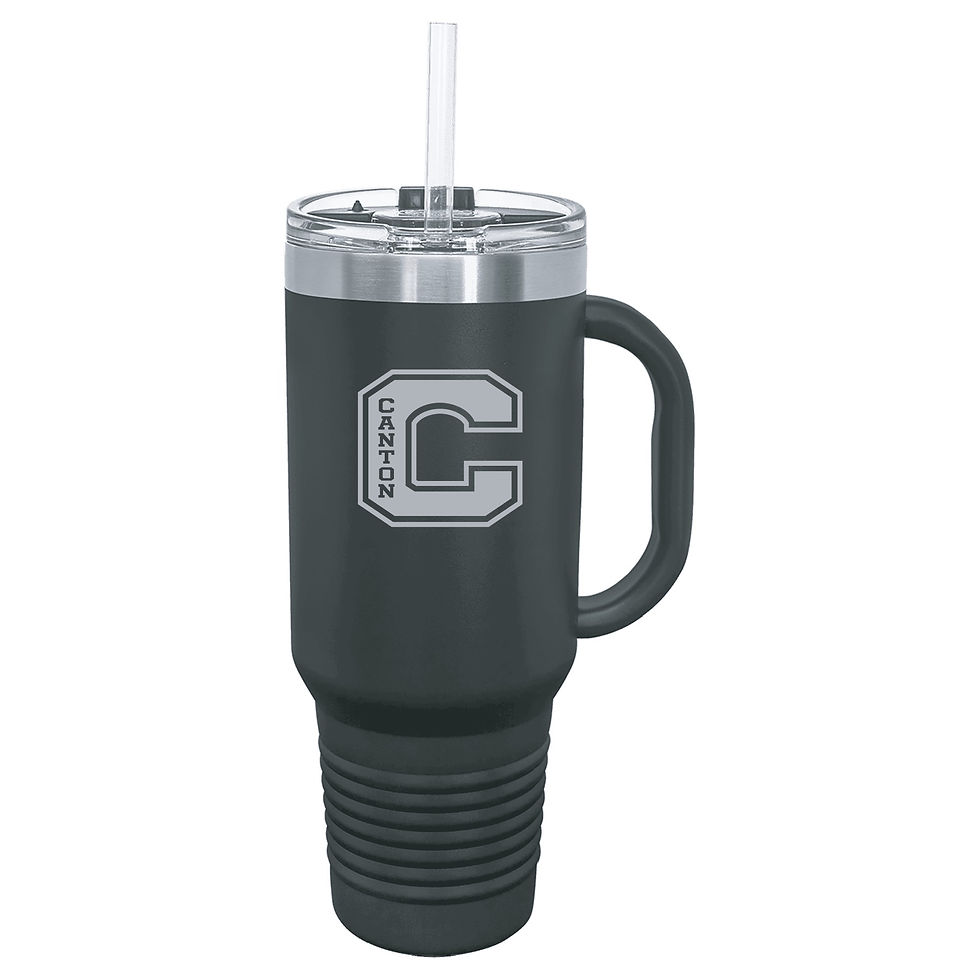 Thumbnail: Luce 40 oz. Travel Mug with Handle, Straw Included