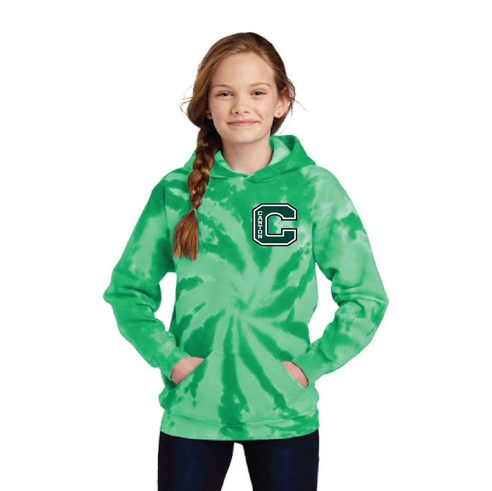 Youth Tie-Dye Pullover Hooded Sweatshirt