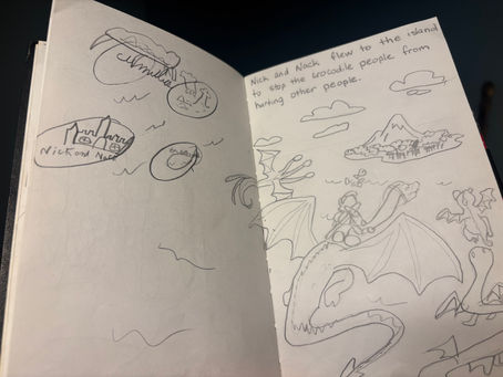 Sketchbook Story Page