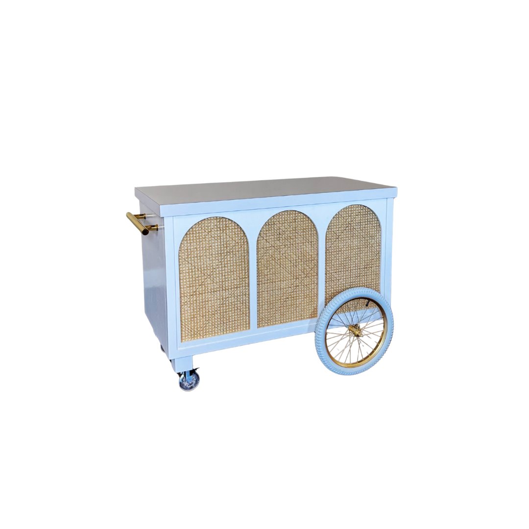 Rattan & Arches Cart