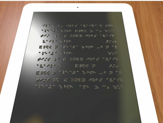 Pesquisadores criam tablet em Braille para levar texto e imagens a deficientes visuais