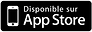 Bouton d'accès à l'App store pour télécharger l'application de recrutement Xtras.