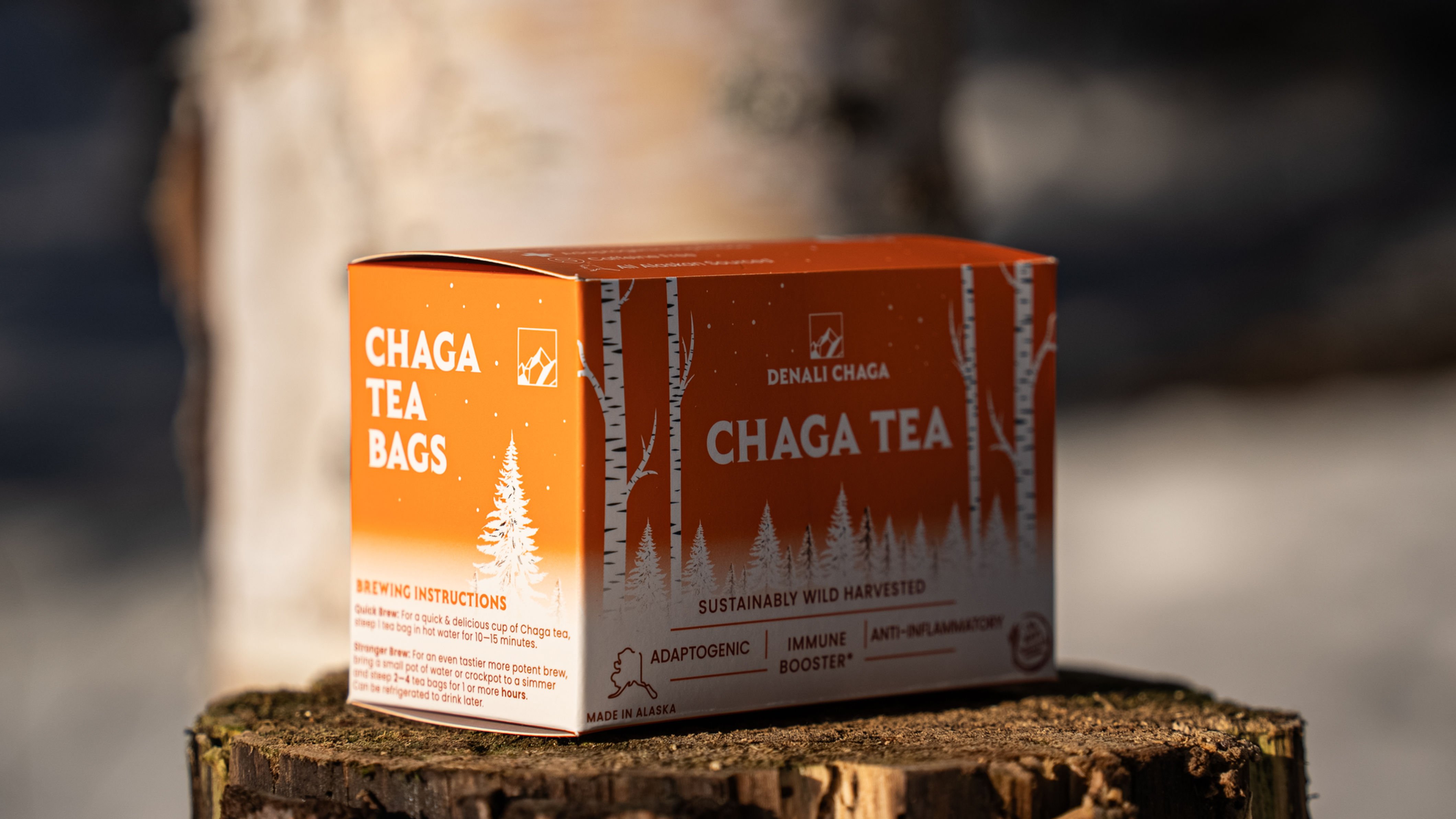 Denali Chaga Tea Box