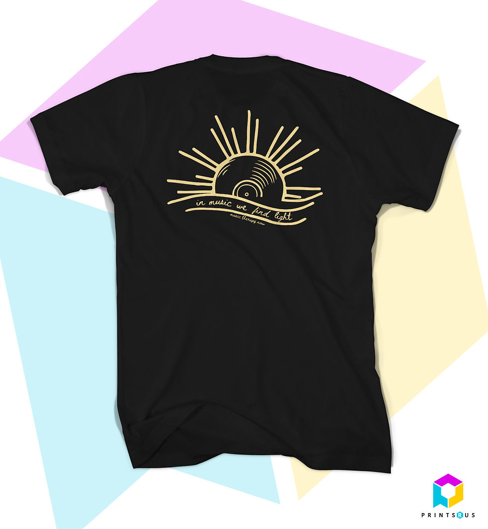 Thumbnail: Black - In Music We Find Light T-Shirt