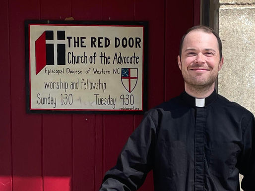Fr. Mike on a Bike