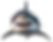 head-on view of a great white shark, on a transparent background.png