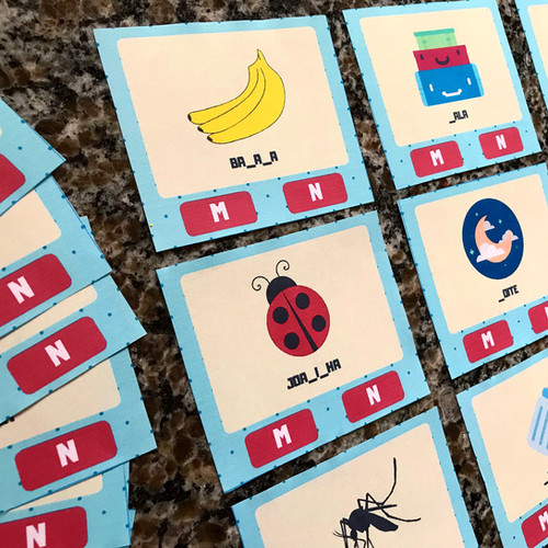 Jogos Com M E N JOGO DO M/N | Psicopedagogiando