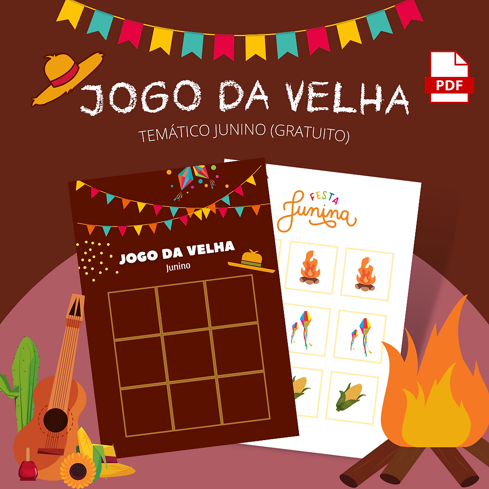 JOGO DA VELHA - JUNINO (GRATUITO)