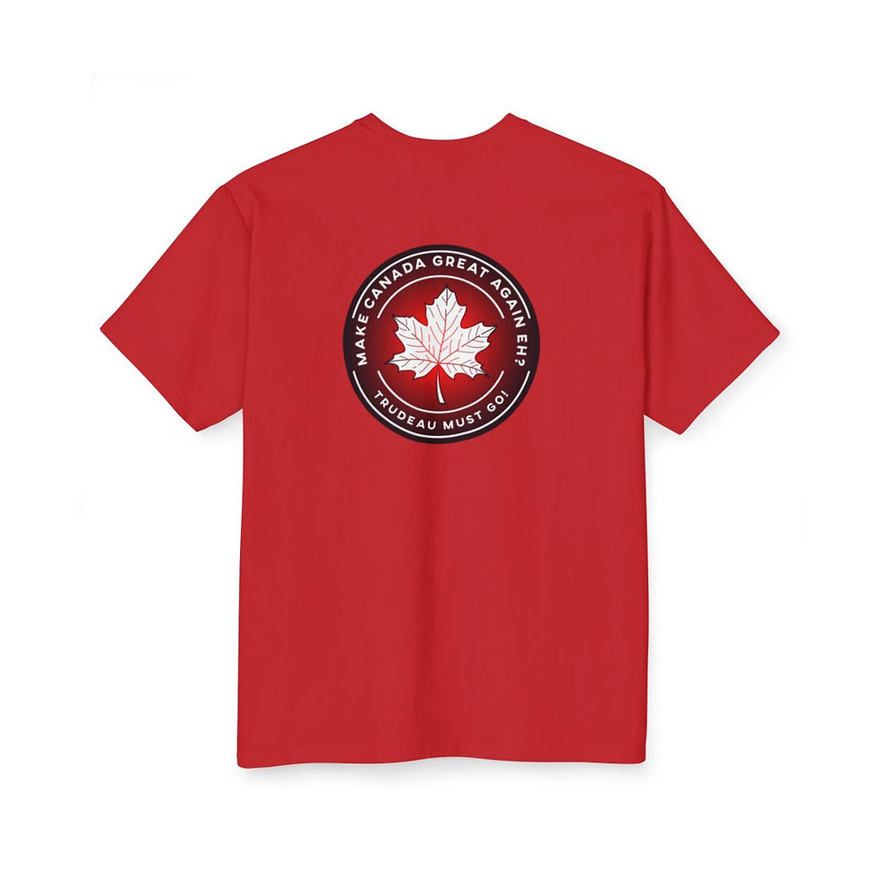 Thumbnail: Freedom Statement Big & Tall Cotton T-Shirt (Back Logo)