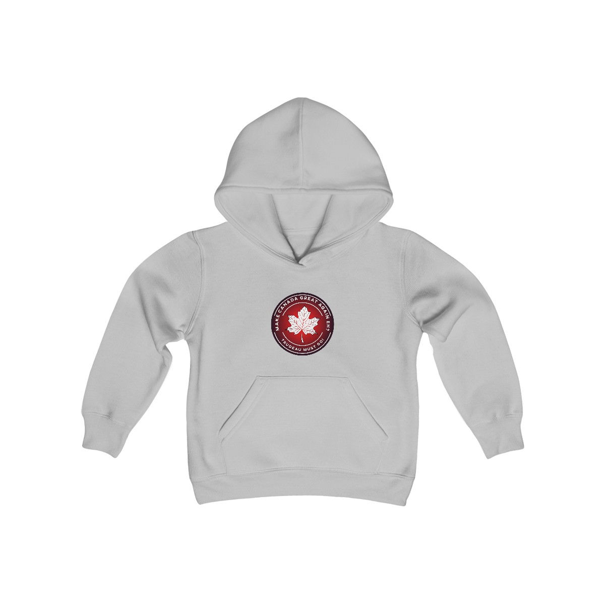 Youth Bold Statement Hooded Sweatshirt (Front Logo)