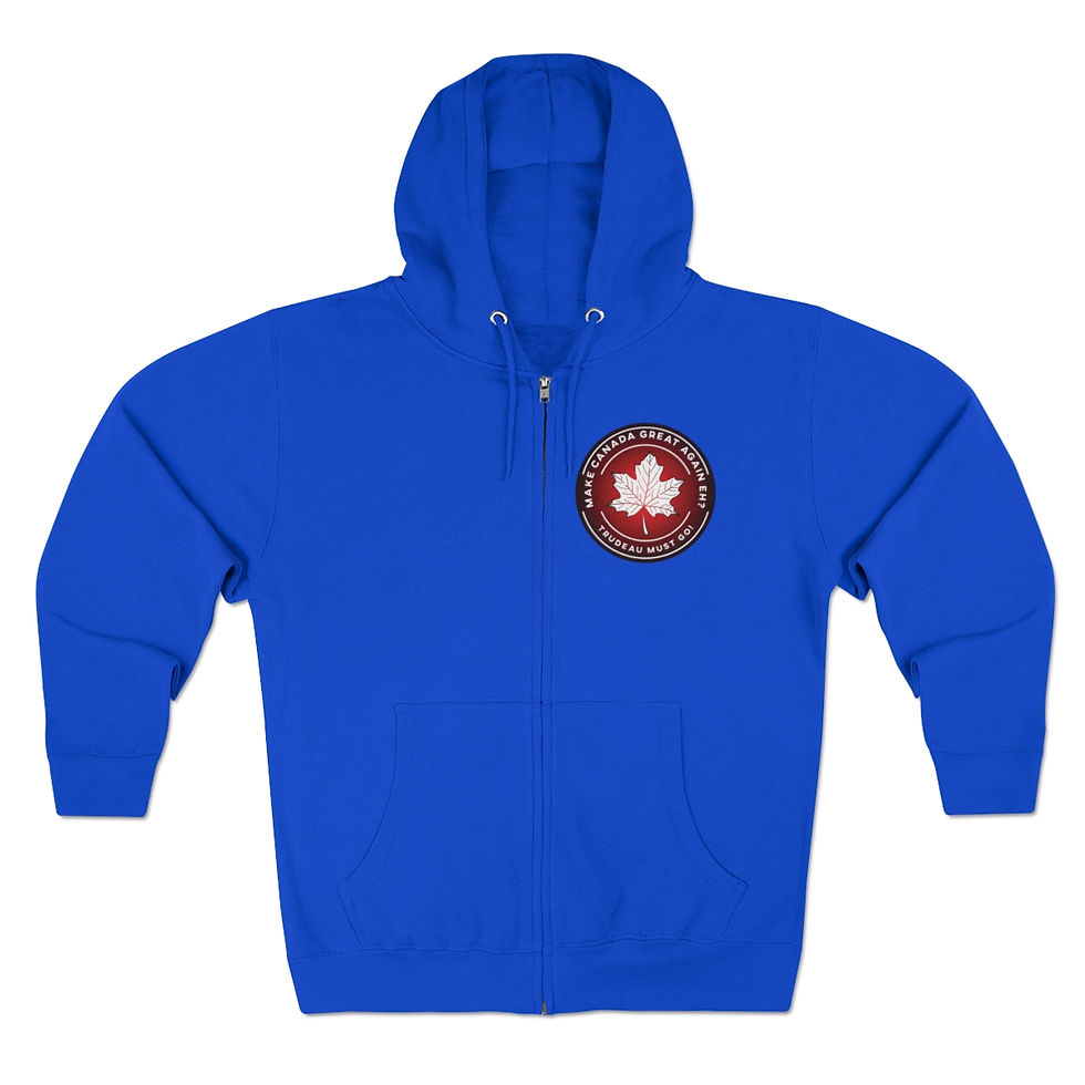 Thumbnail: Make Canada Cozy Again Unisex Zip Hoodie