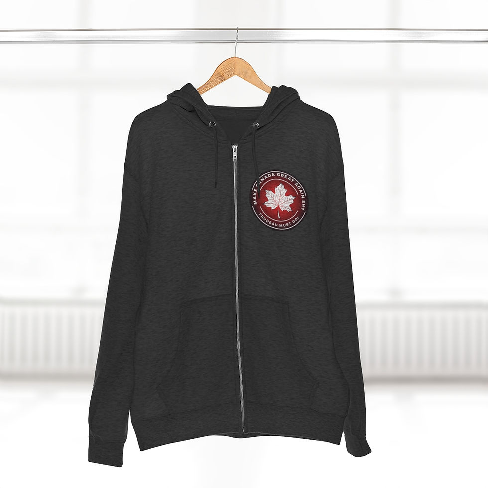 Thumbnail: Make Canada Cozy Again Unisex Zip Hoodie