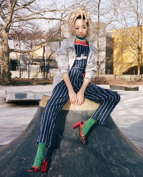 Jeffery Campbell campaign with pieces form The Jennie Walker Archive