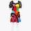 Thumbnail: Moschino Couture Color Block Carnival Dress