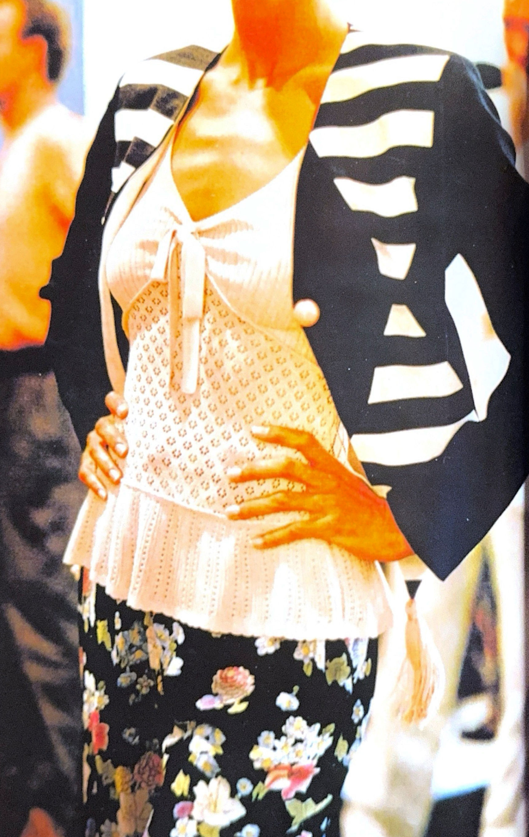 Moschino Diamond & Stripe Jacket