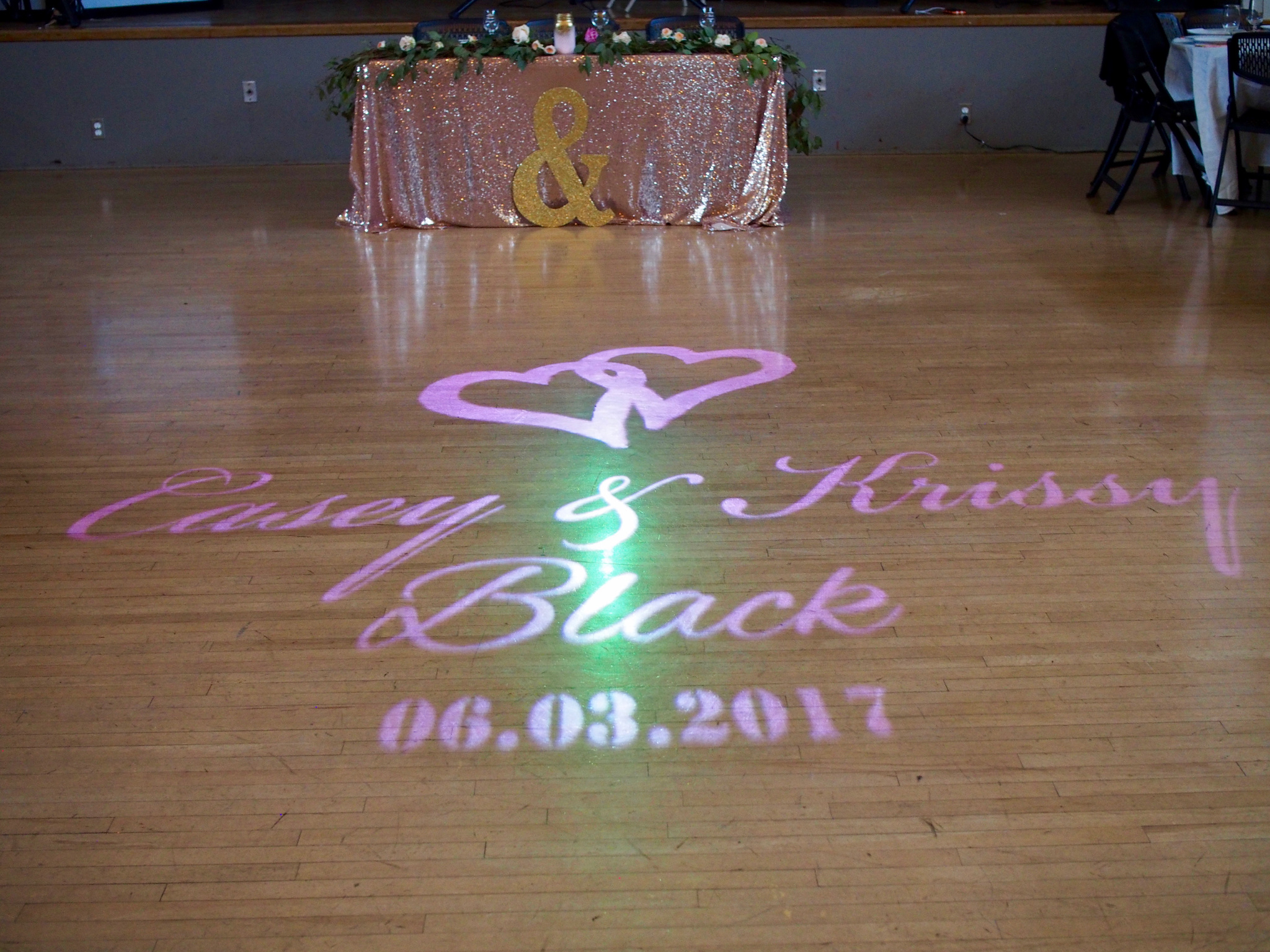 Dance Floor Monogram